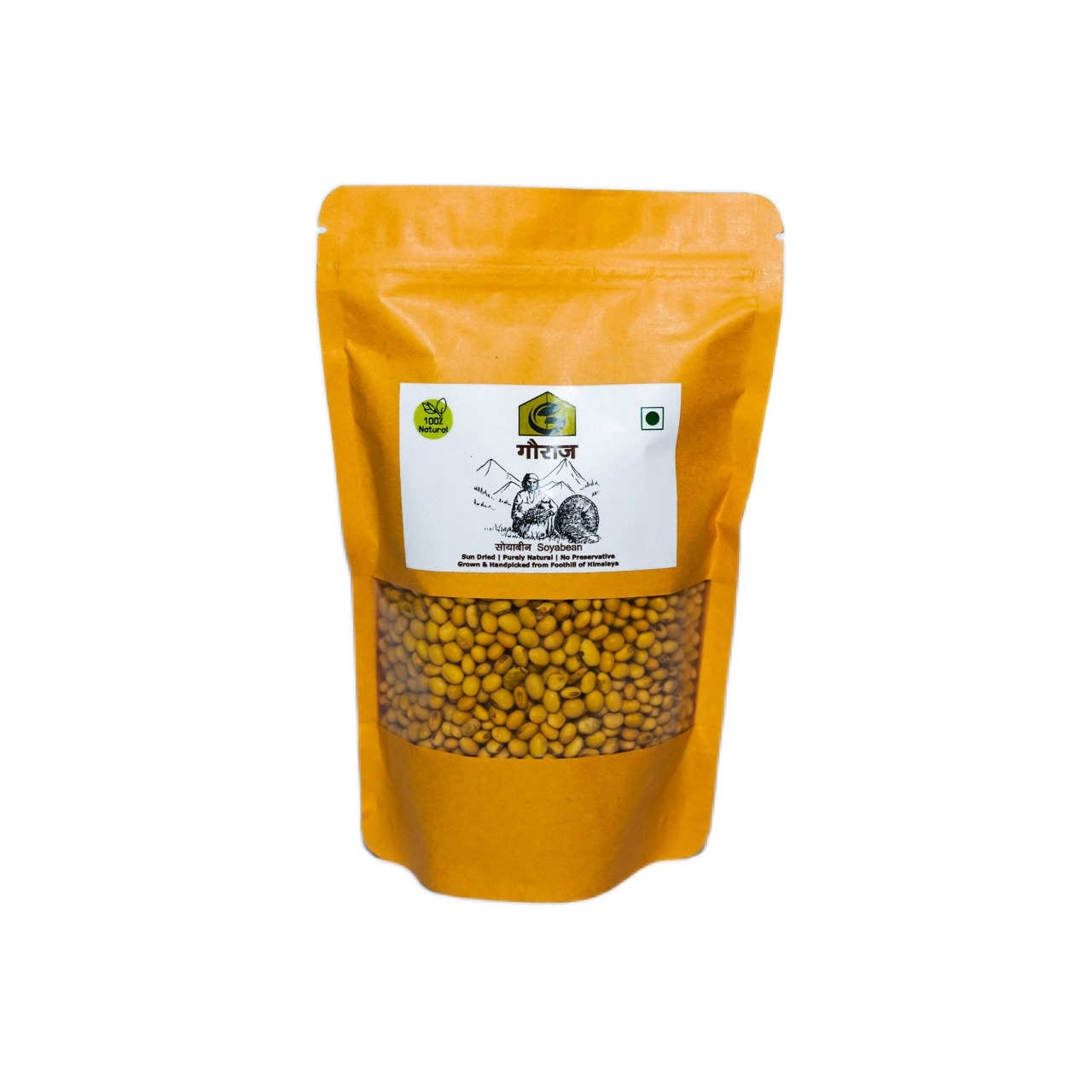 GAURAAJ Pahadi White Soyabean (Safed Bhatt)