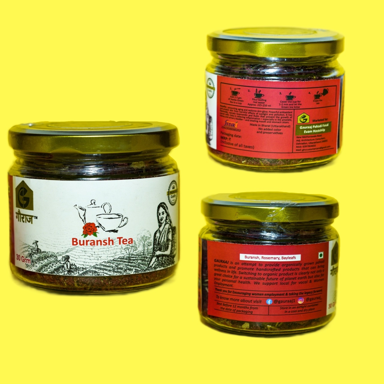 Gauraj Herbal Buransh Tea 