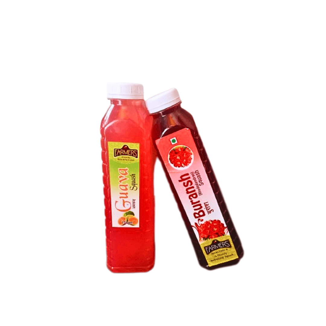 Guava Squash | Buransh Squash (Pack of 2) (750 ml each)