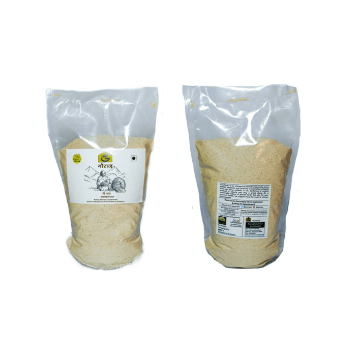 Natural Stone Grounded Cold Pressed Barley Flour/Jau Aata