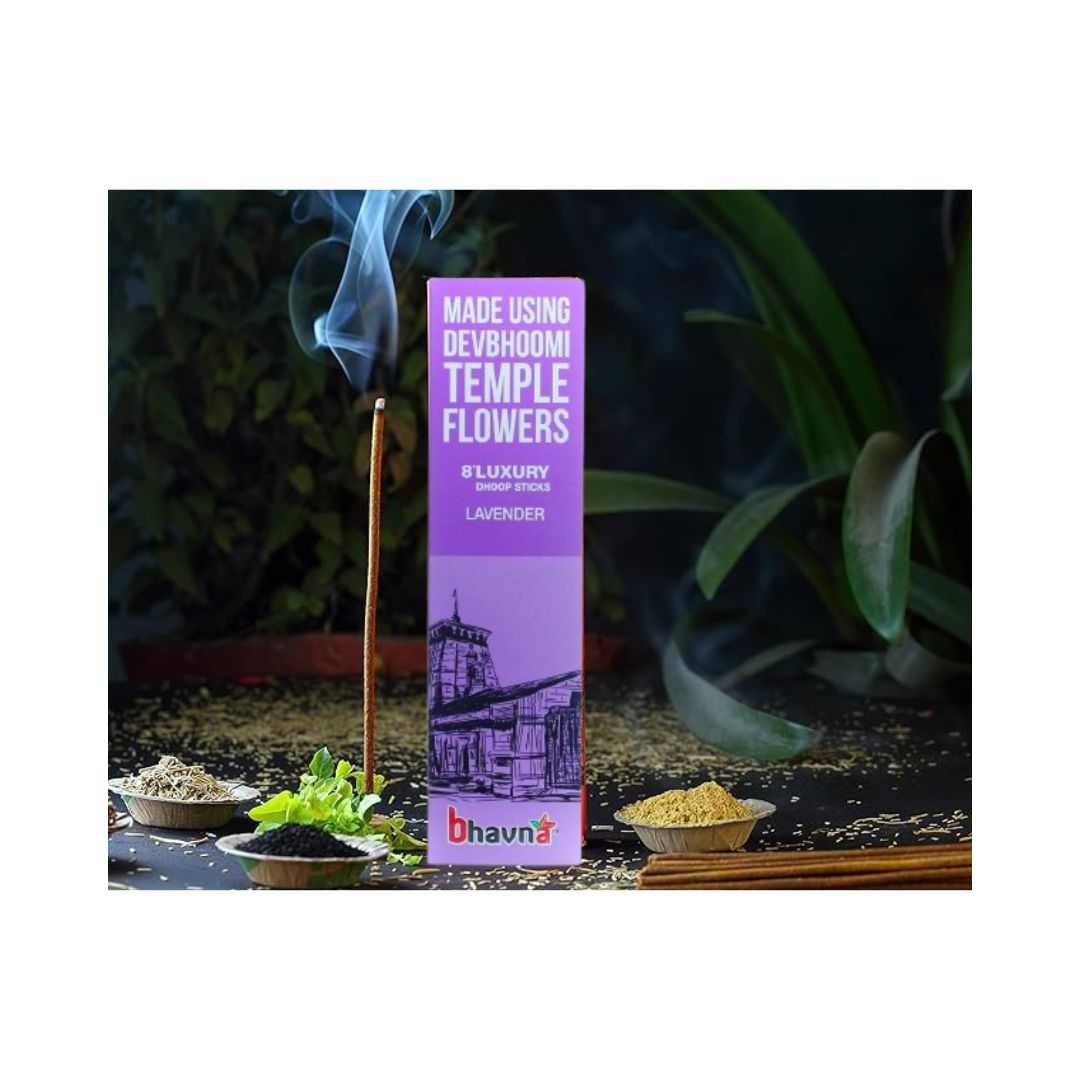 Bhavna Luxury Lavender Incense Sticks Incense Stick (Pack of 4 )