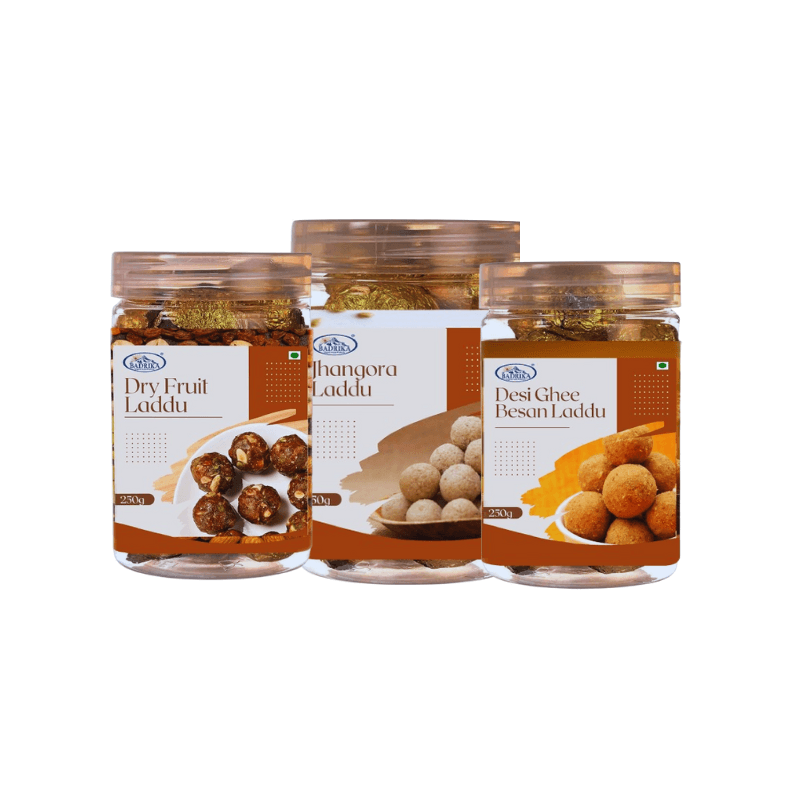 Pahadi Flavors Laddu Gift Box (Ragi,Jhangora,Besan)